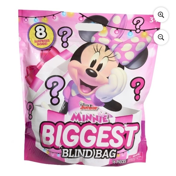 Disney Junior Minnie Mouse Preschool Biggest Blind Bag Toys -8 surprises! - Picture 1 of 4